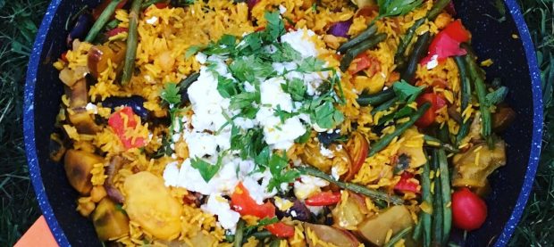 Vegetariánsky pilaf s ovčím syrom