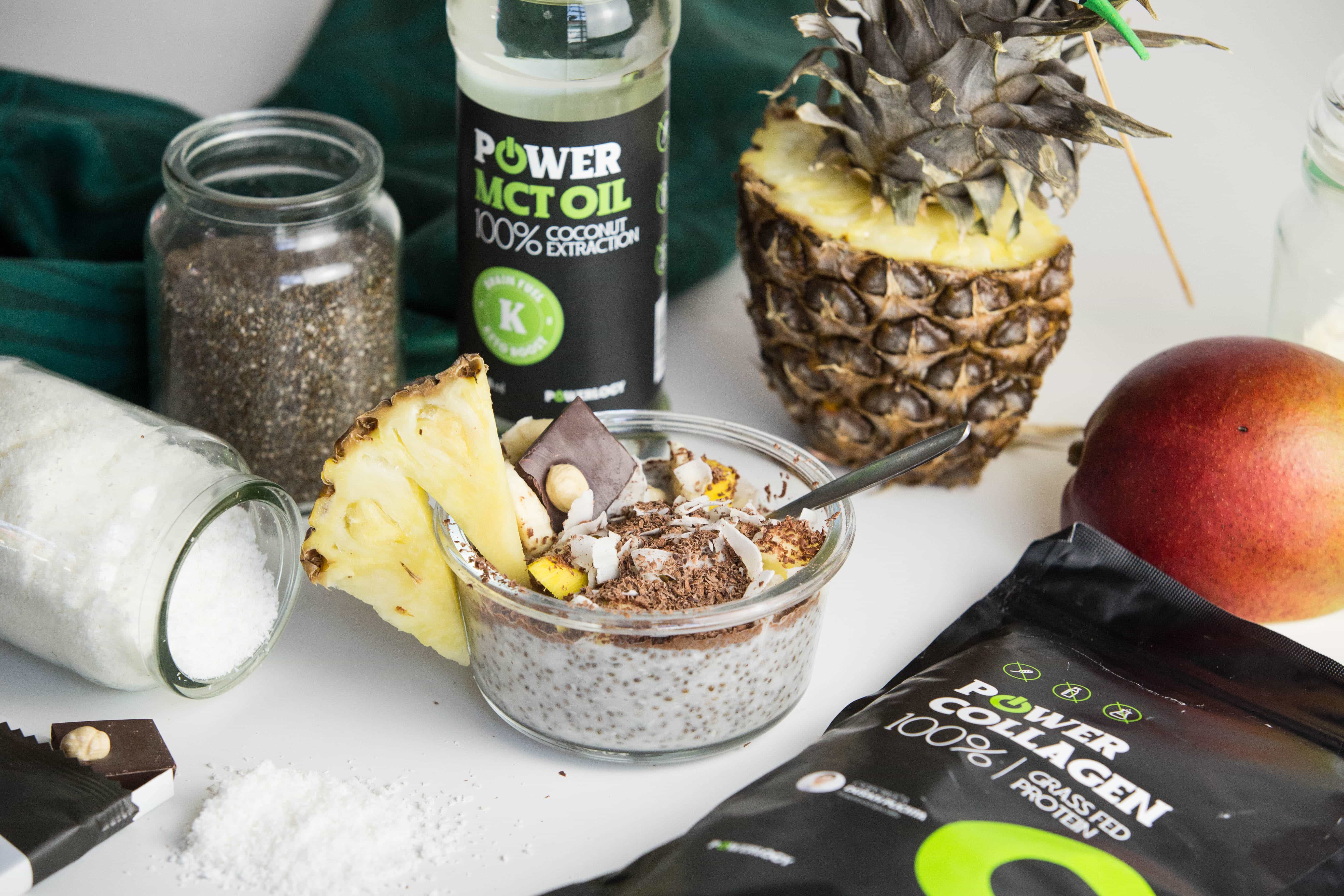 smoothie bowl raňajky mct kolagen ovocie tuky powerlogy dusan plichta
