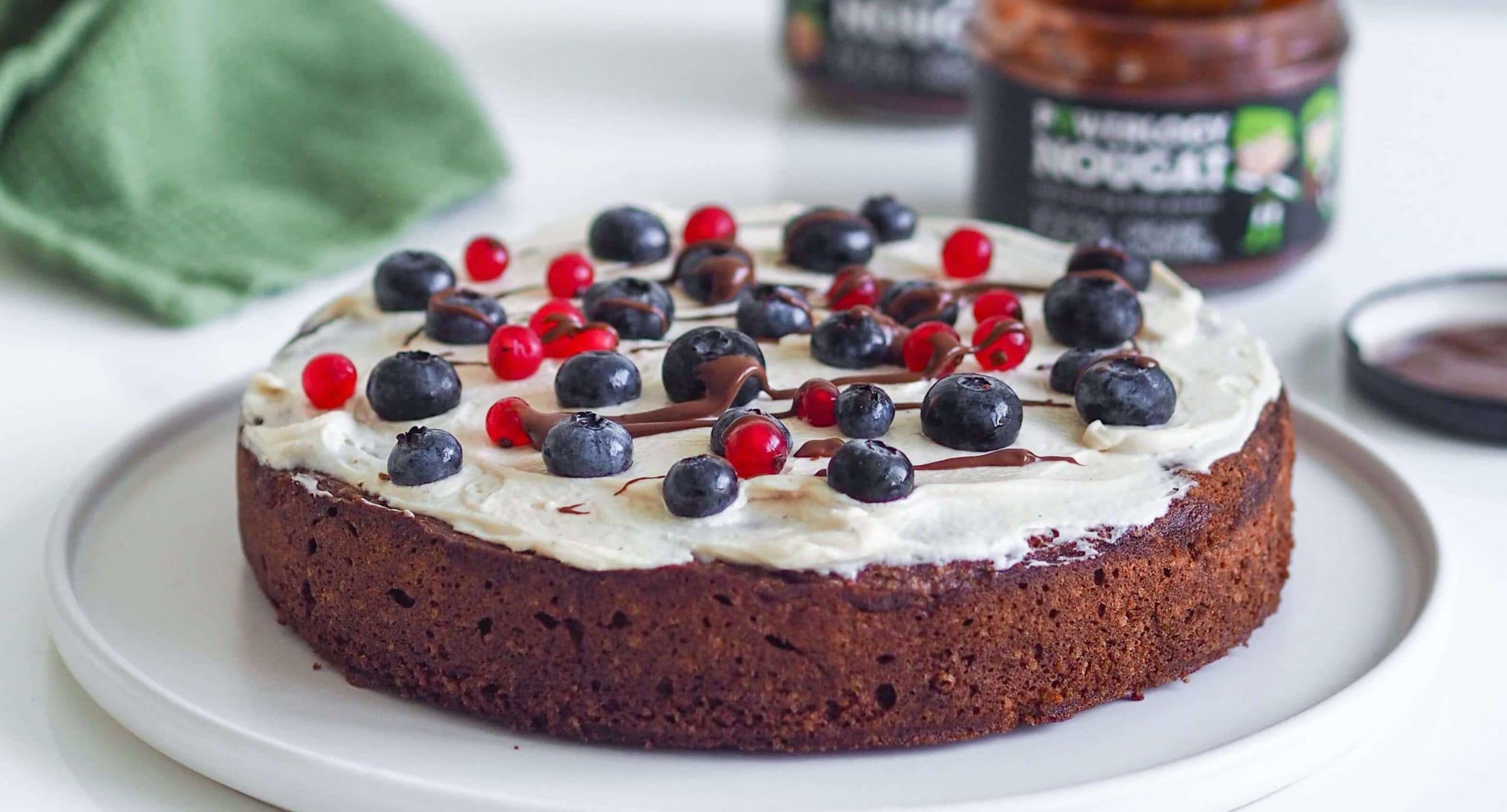 Nugátový dort s mascarpone