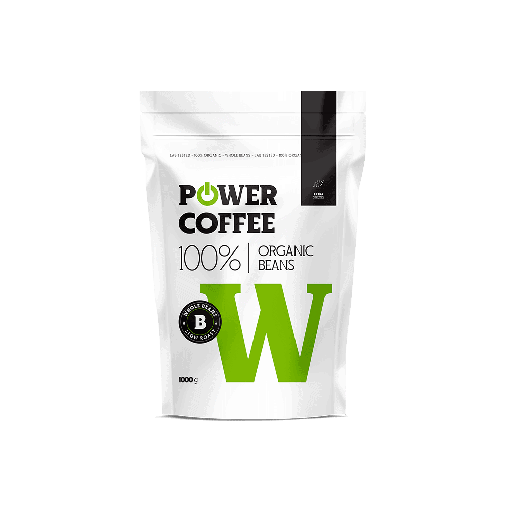 Levně Powerlogy Organic Coffee Strong 1 kg