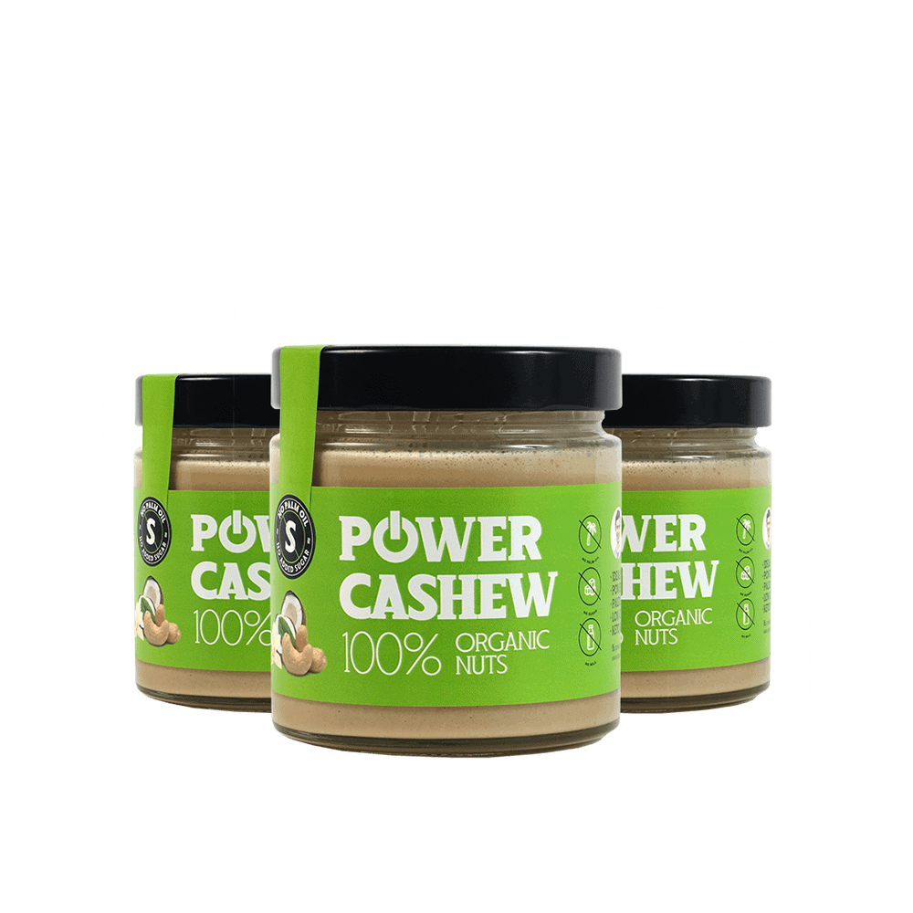 Powerlogy BIO Cashew Cream 330 g Triple Pack
