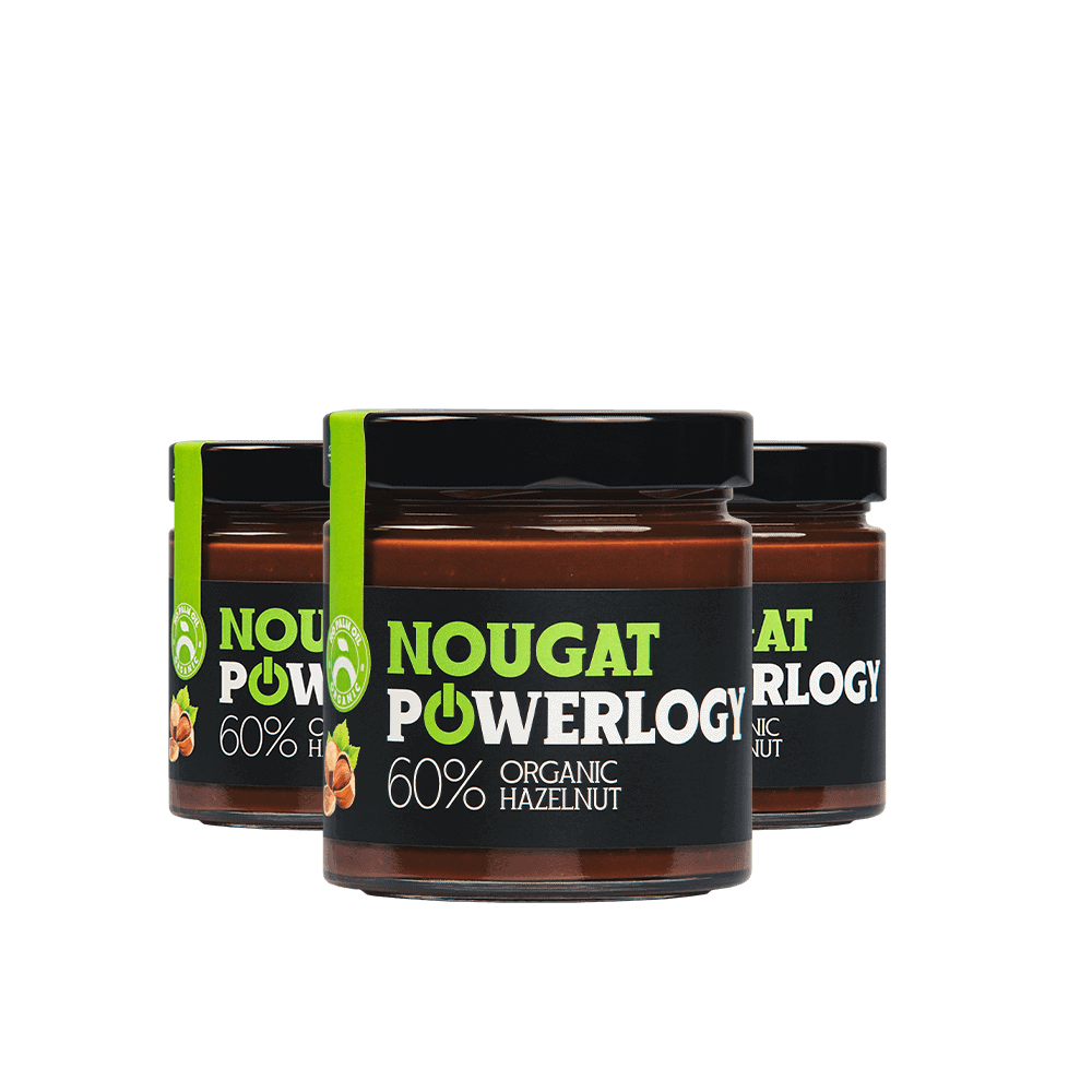 Powerlogy Organic Nougat Cream Triple Pack
