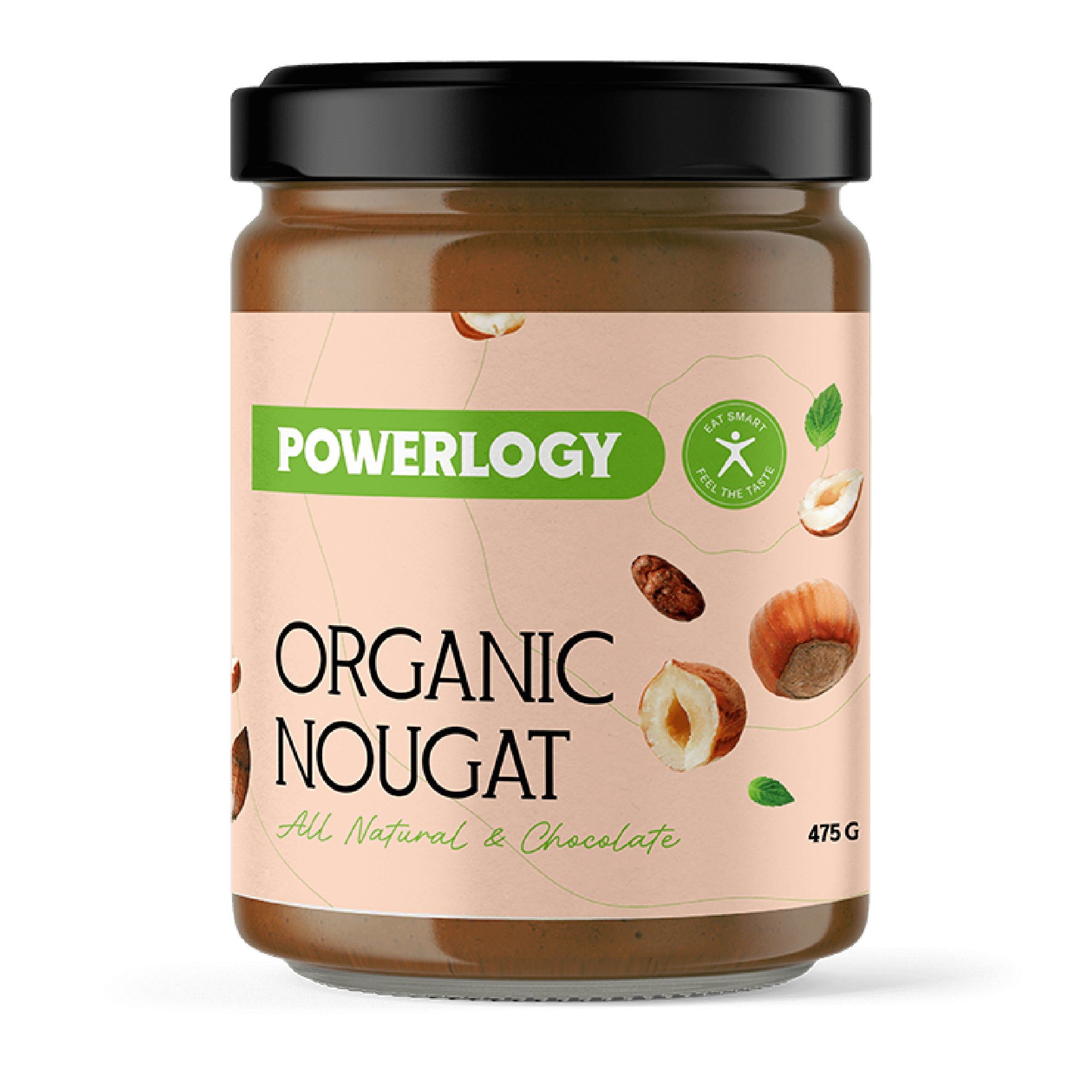 Powerlogy Organic Nougat Cream 475 g