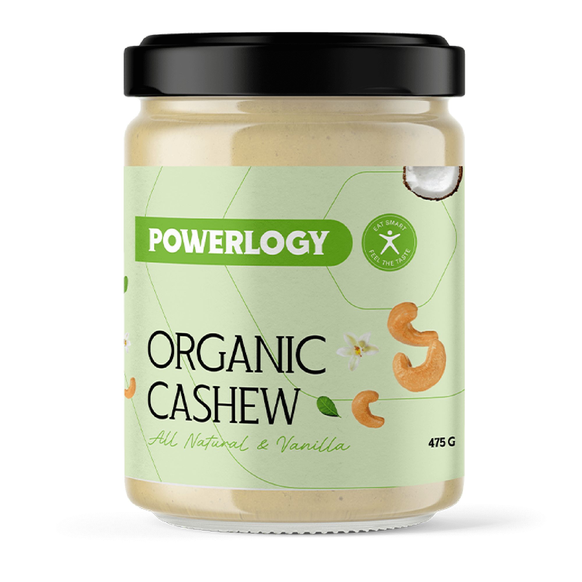 Powerlogy Organic Cashew Cream 475 g