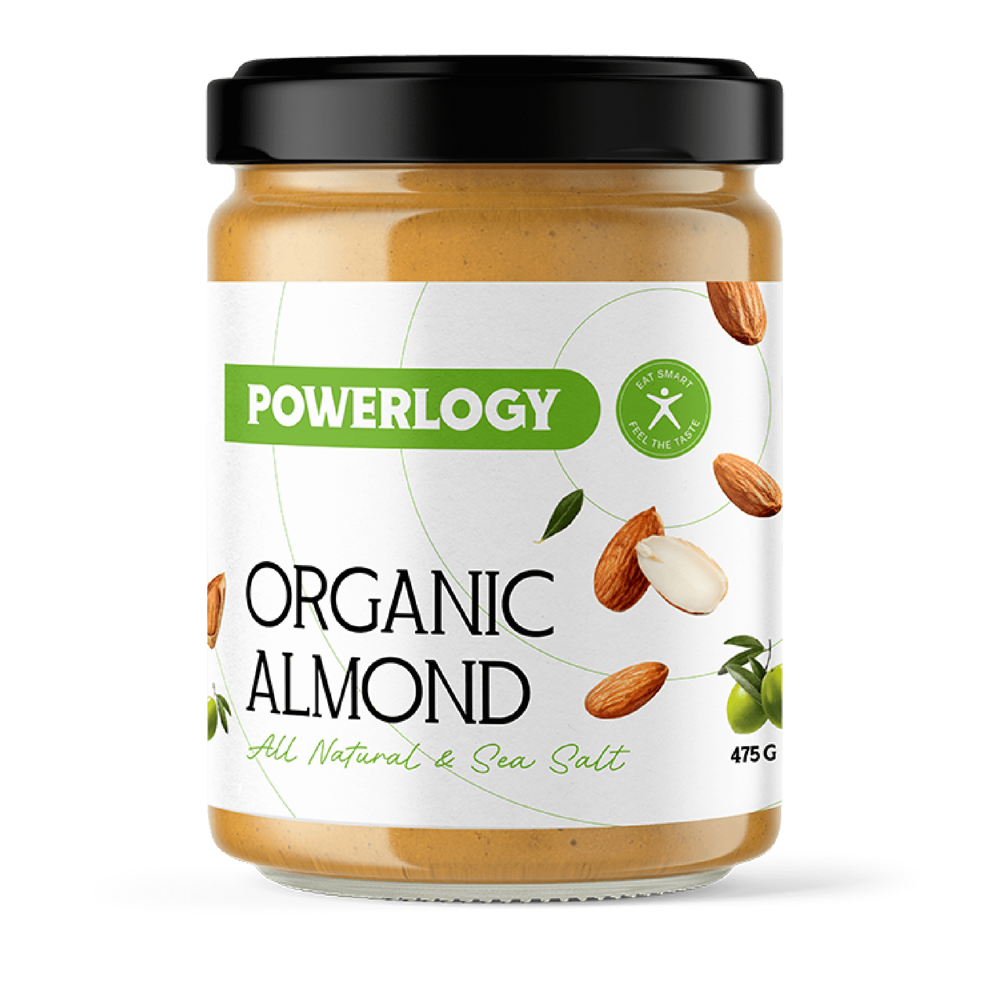 Powerlogy Organic Almond Cream 475 g