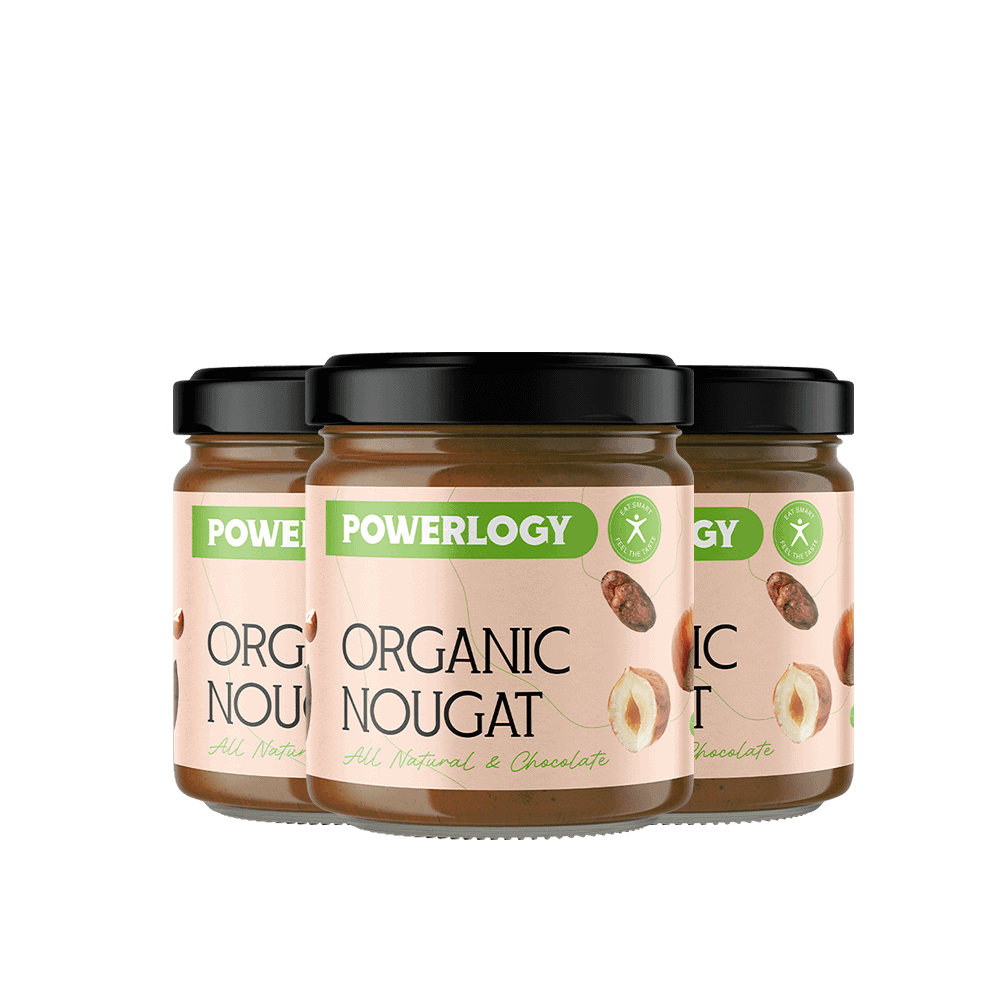 Powerlogy Organic Nougat Cream Triple Pack
