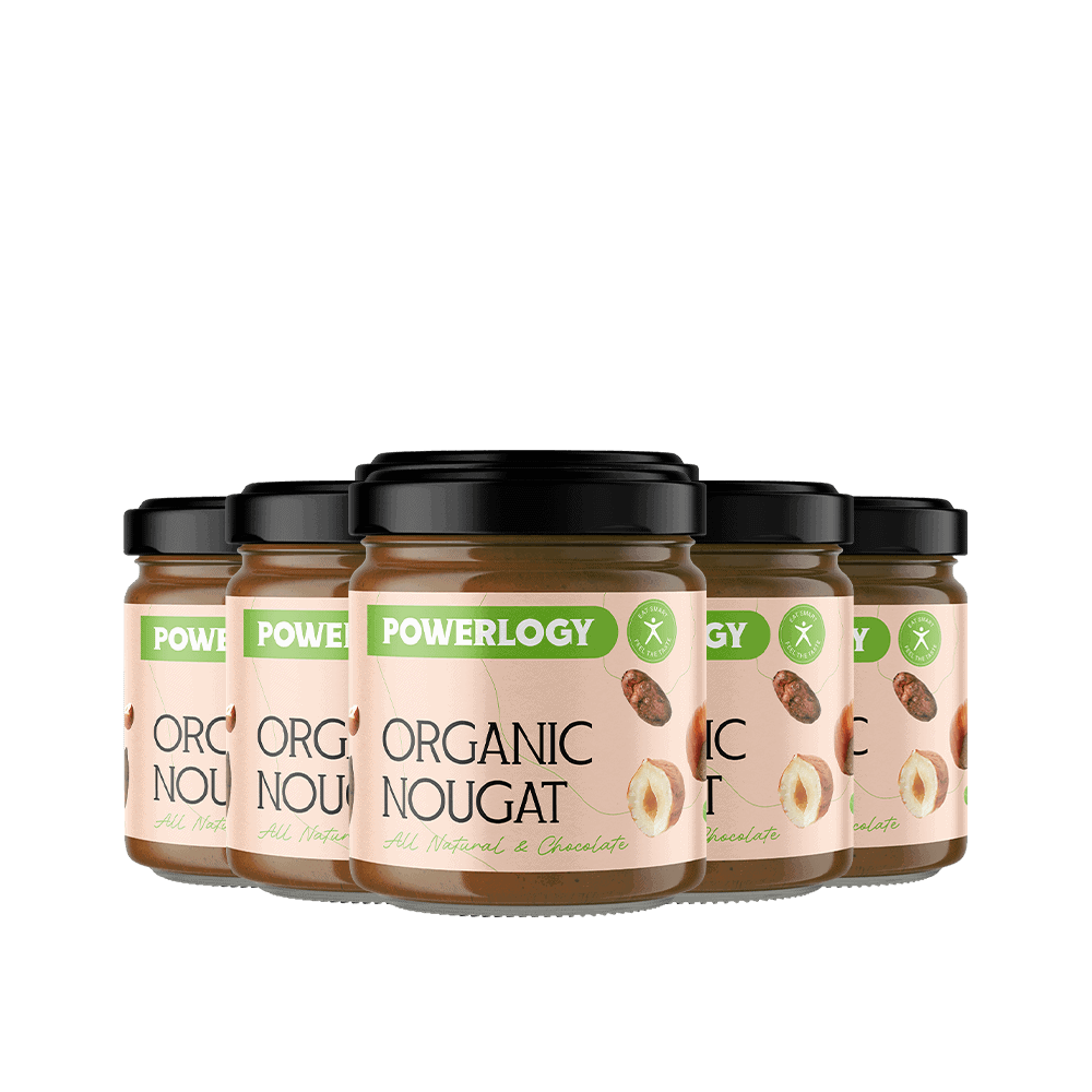 Powerlogy Organic Nougat Cream Six Pack