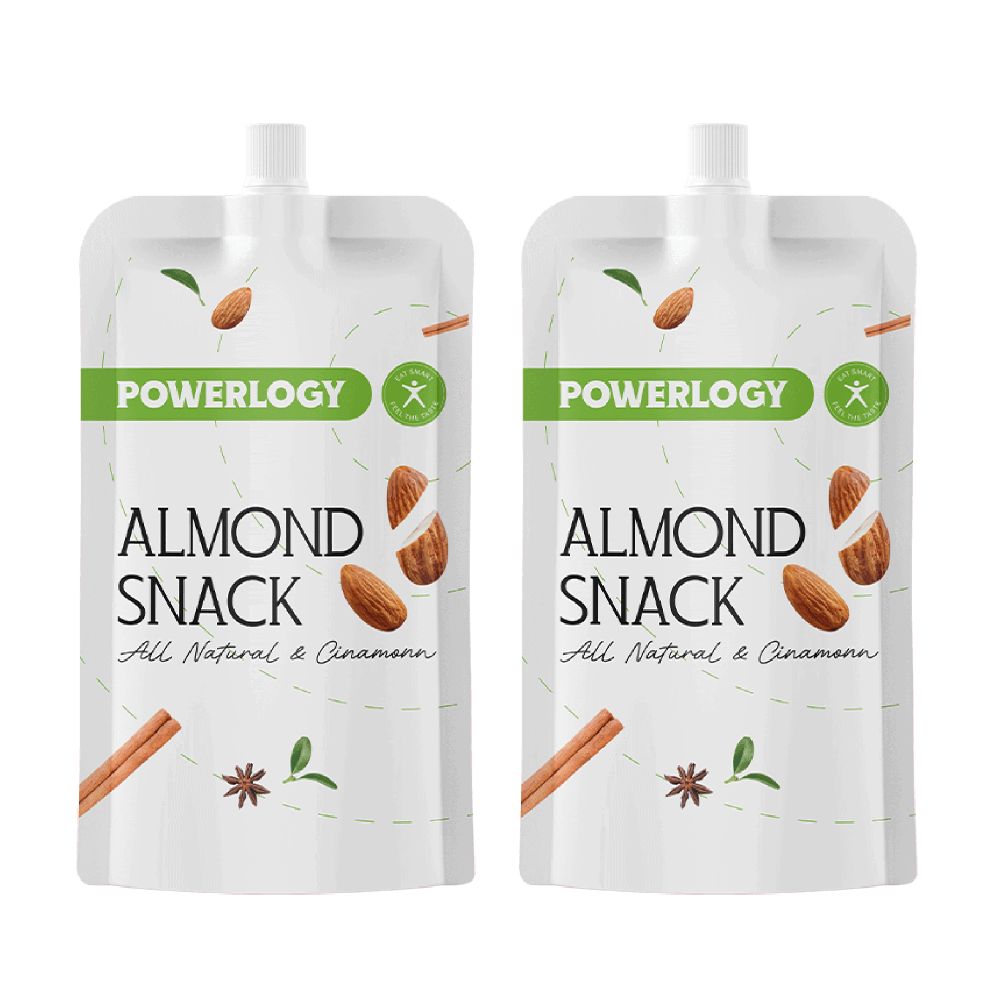 Levně Powerlogy Cinnamon Almond Cream 2 x 50&nbsp;g
