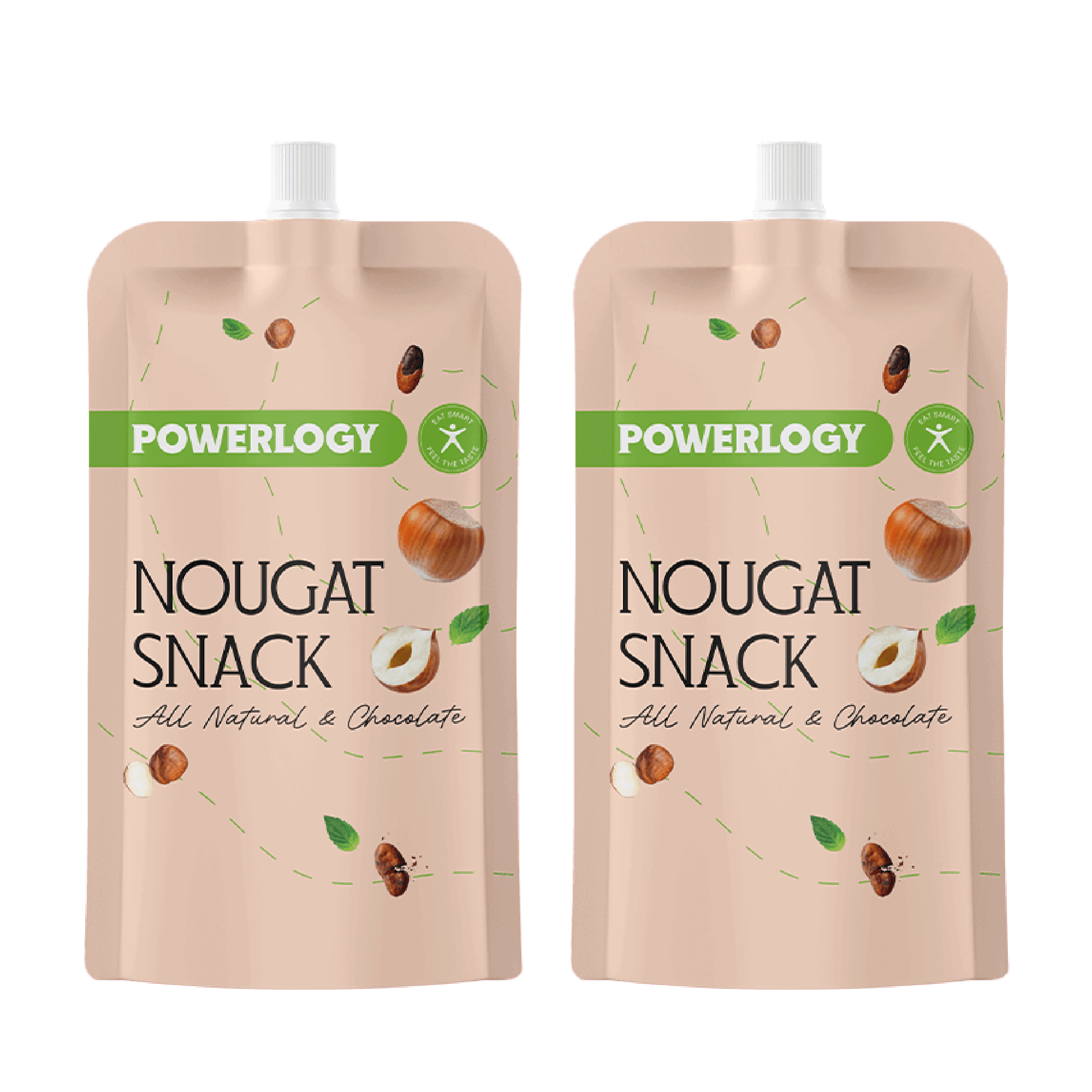 Levně Powerlogy Nougat Cream 2 x 50&nbsp;g