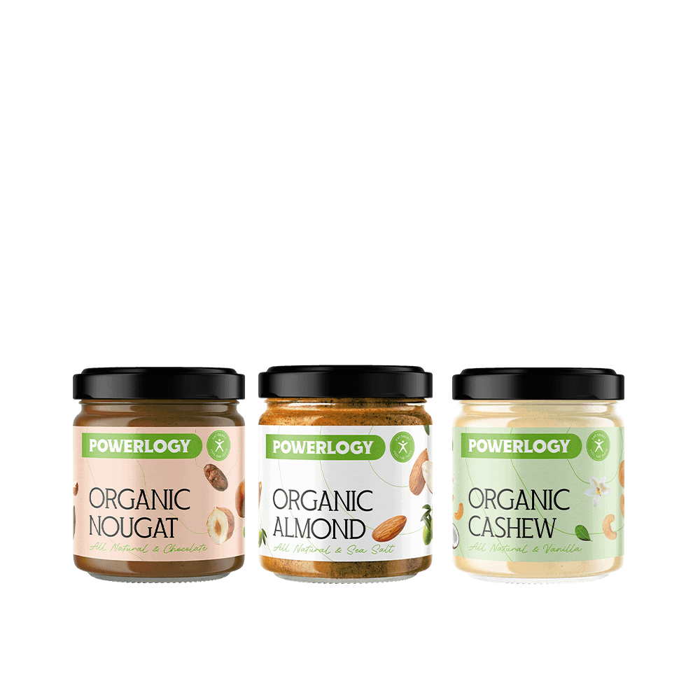 Levně Powerlogy Organic Cream Trio 3 x 330&nbsp;g