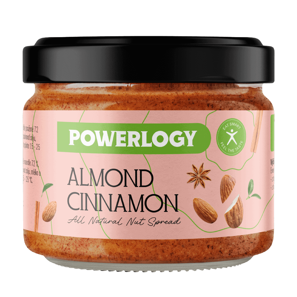 Levně Powerlogy Almond Cinnamon Cream 200&nbsp;g