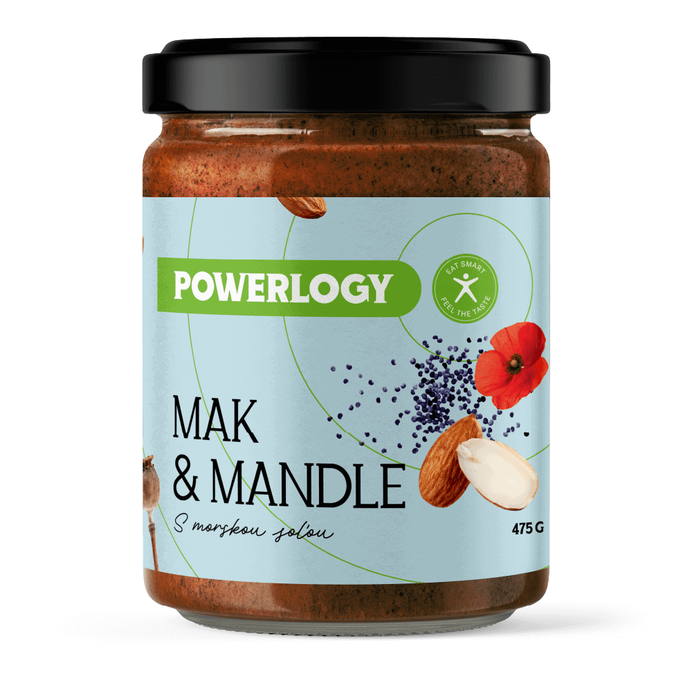 POWERLOGY Powerlogy Mak a Mandle Krém 475 g