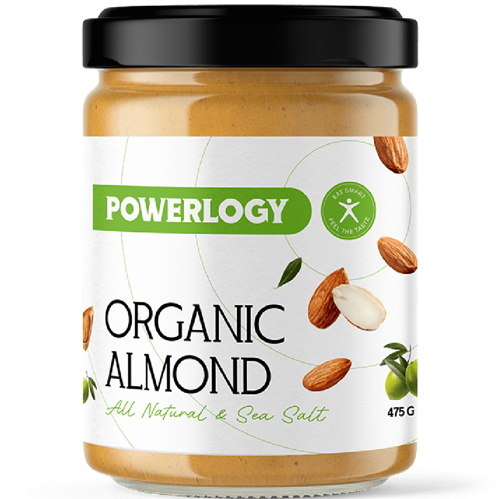 Levně Powerlogy Organic Almond Cream 475&nbsp;g