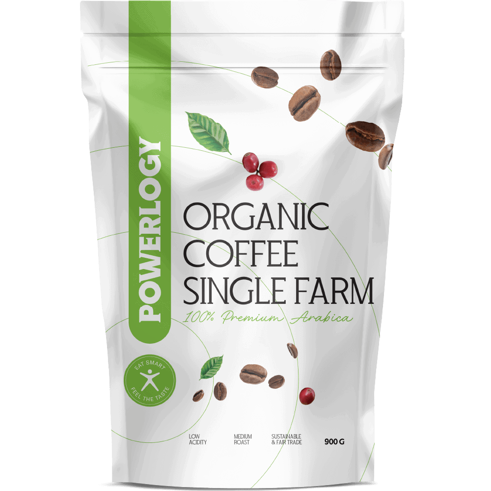 Levně Powerlogy Organic Coffee 900&nbsp;g