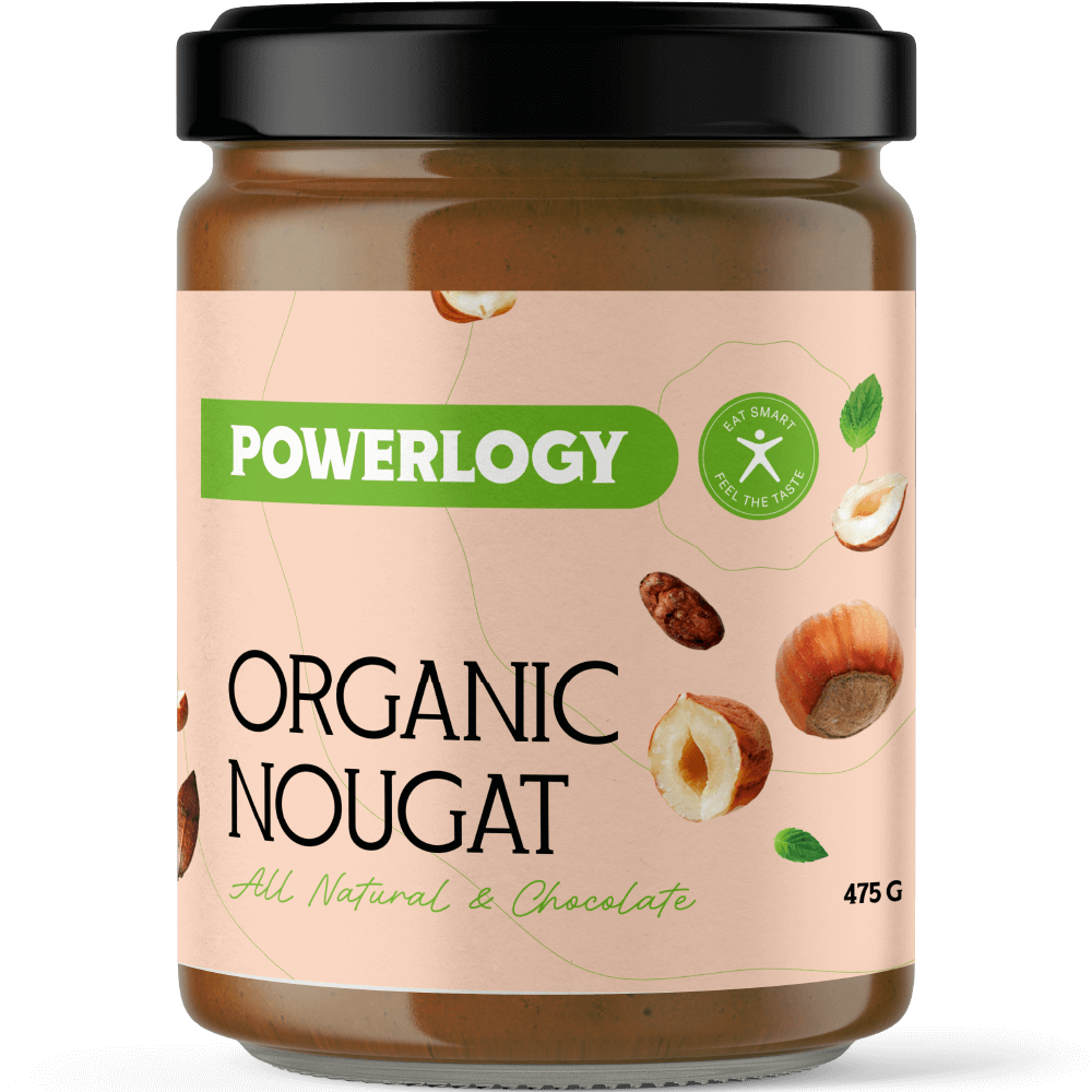 Levně Powerlogy Organic Nougat Cream 475&nbsp;g