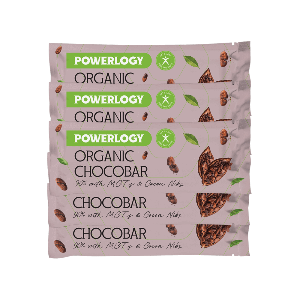 Levně Powerlogy Organic Chocobar 90&nbsp; %6 x 50&nbsp;g
