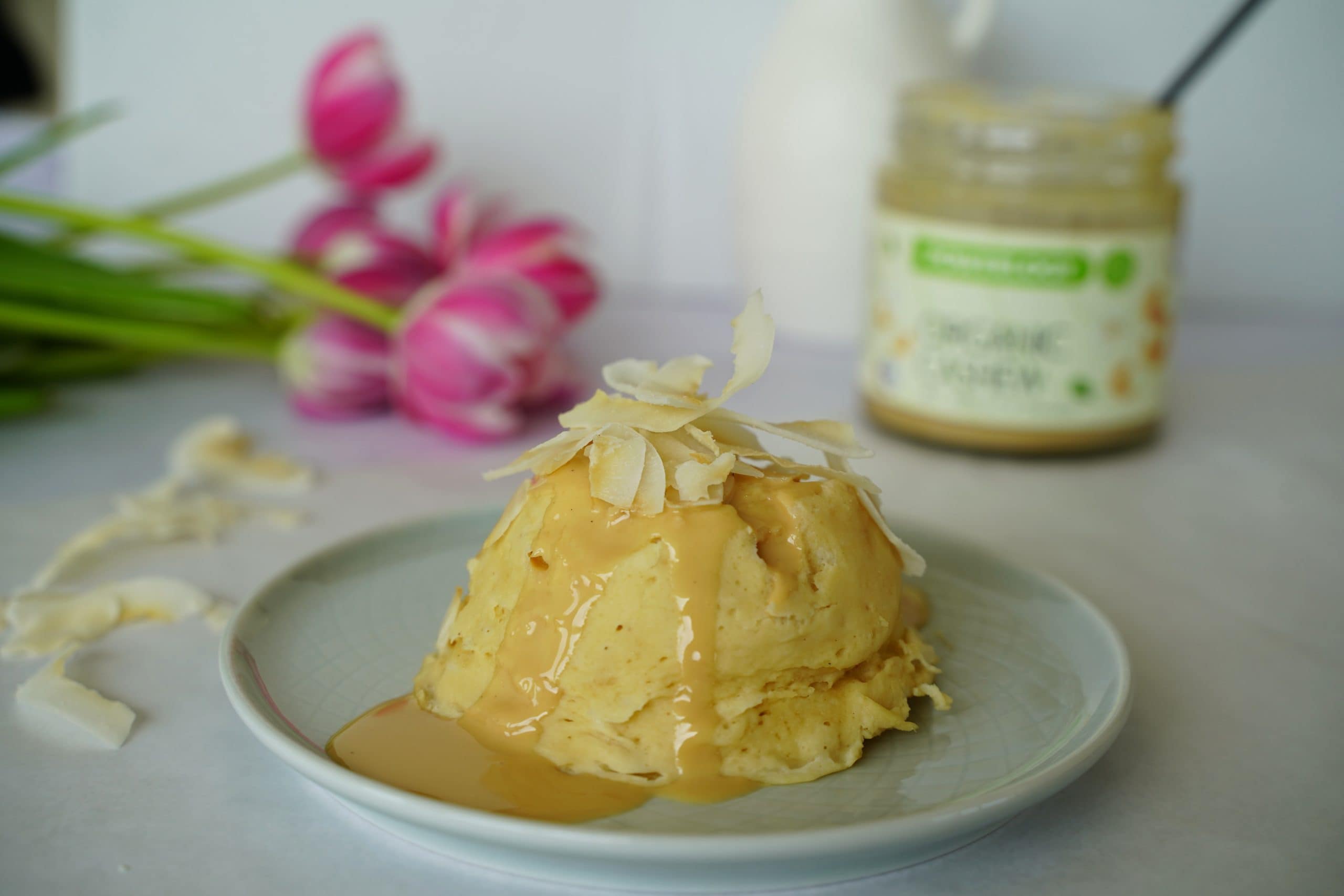 Kešu cheesecake plný bílkovin