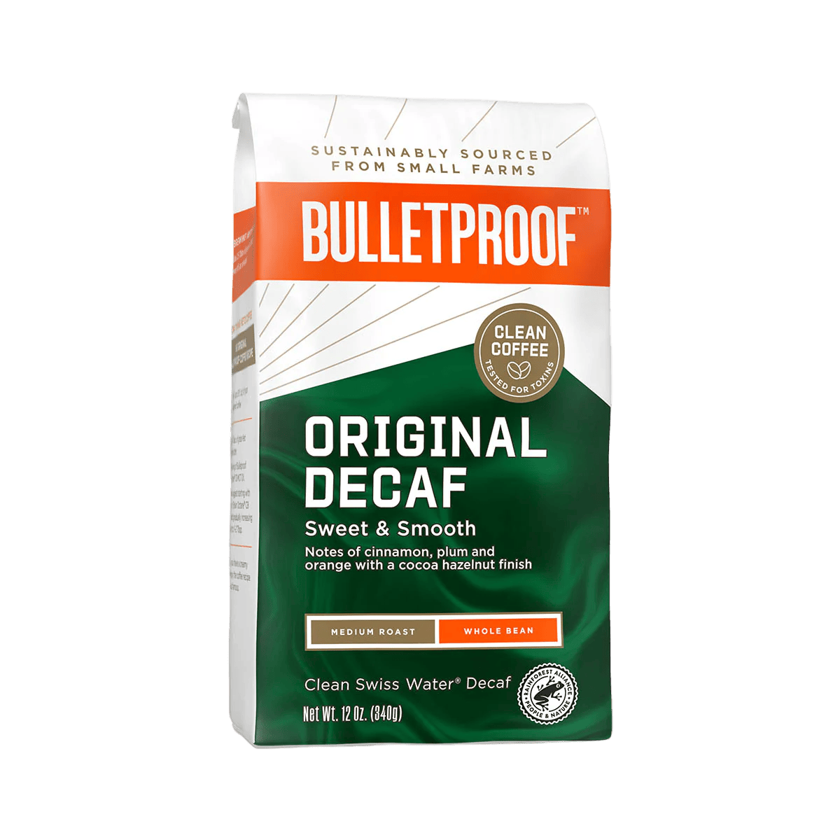 Levně Bulletproof Original Whole Bean Decaf Coffee 340&nbsp;g