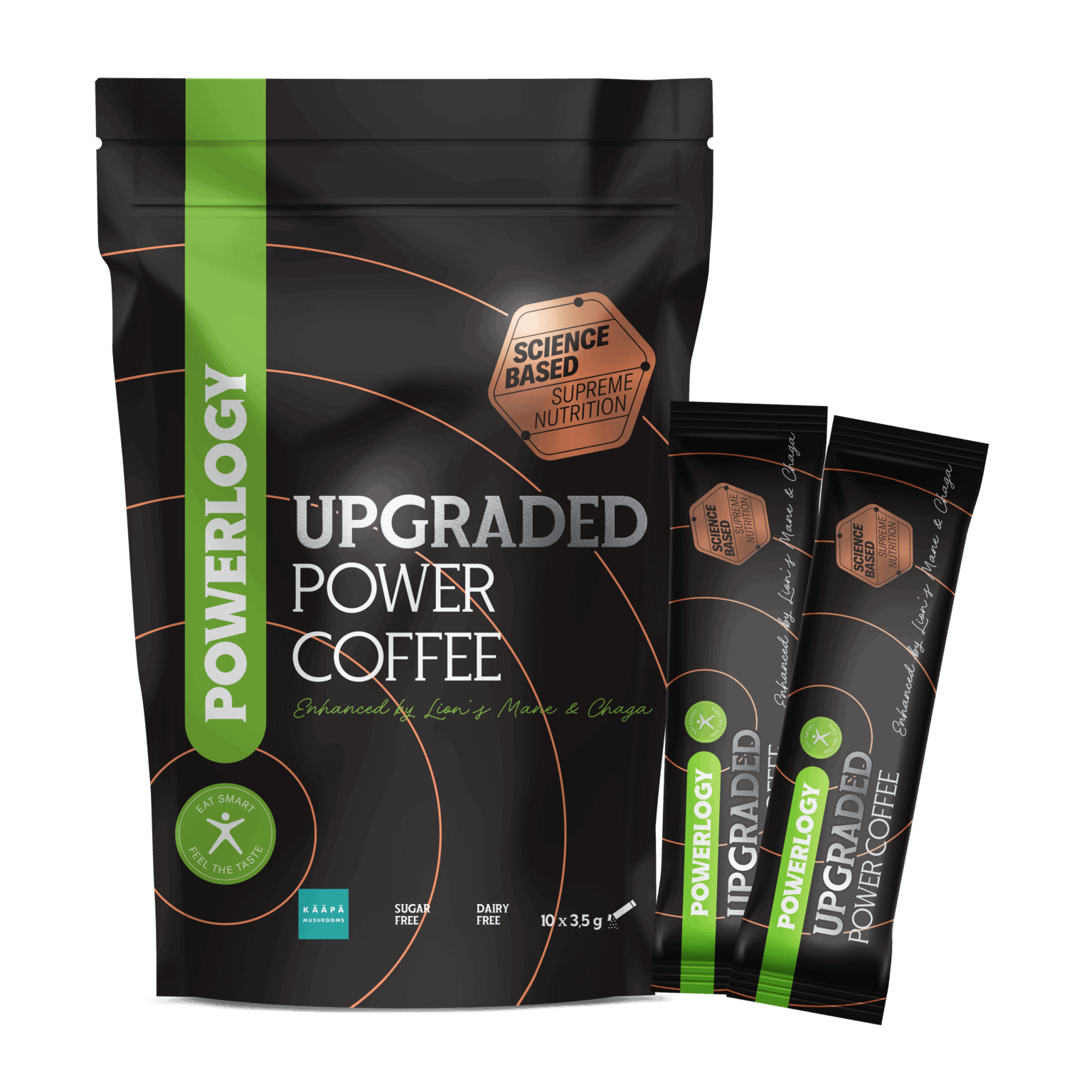 Powerlogy Upgraded Power Coffee 10 x 3,5 g