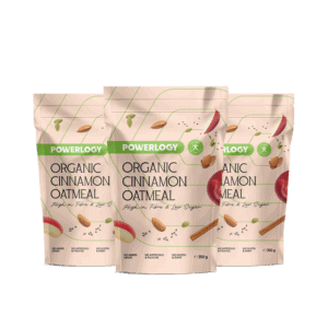 Powerlogy Organic Cinnamon Oatmeal 3 x 350 g