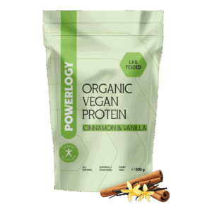 Powerlogy Organic Vegan Protein Cinnamon & Vanilla 500 g