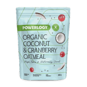 Powerlogy Organic Coconut & Cranberry Oatmeal 350 g