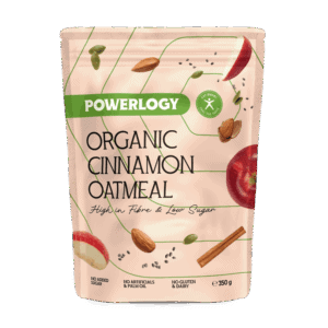 Powerlogy Organic Cinnamon Oatmeal 350 g