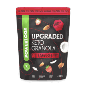 Powerlogy Upgraded Keto Granola Strawberry 700 g
