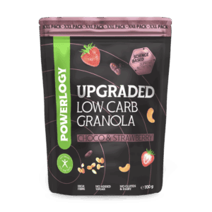 Powerlogy Upgraded Low Carb Granola Choco & Strawberry 700 g