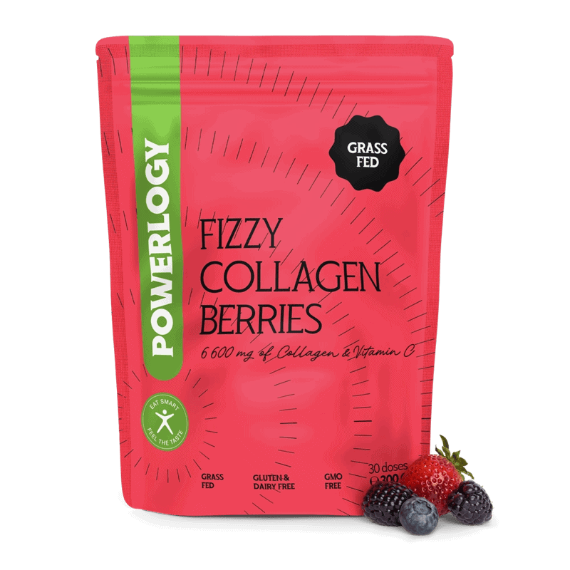 Powerlogy Fizzy Collagen Berries 300 g