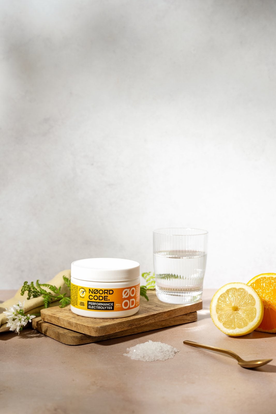 NoordCode Performance Electrolytes Lemon Orange – single-serve sachets