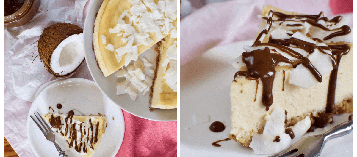 Kokosový cheesecake