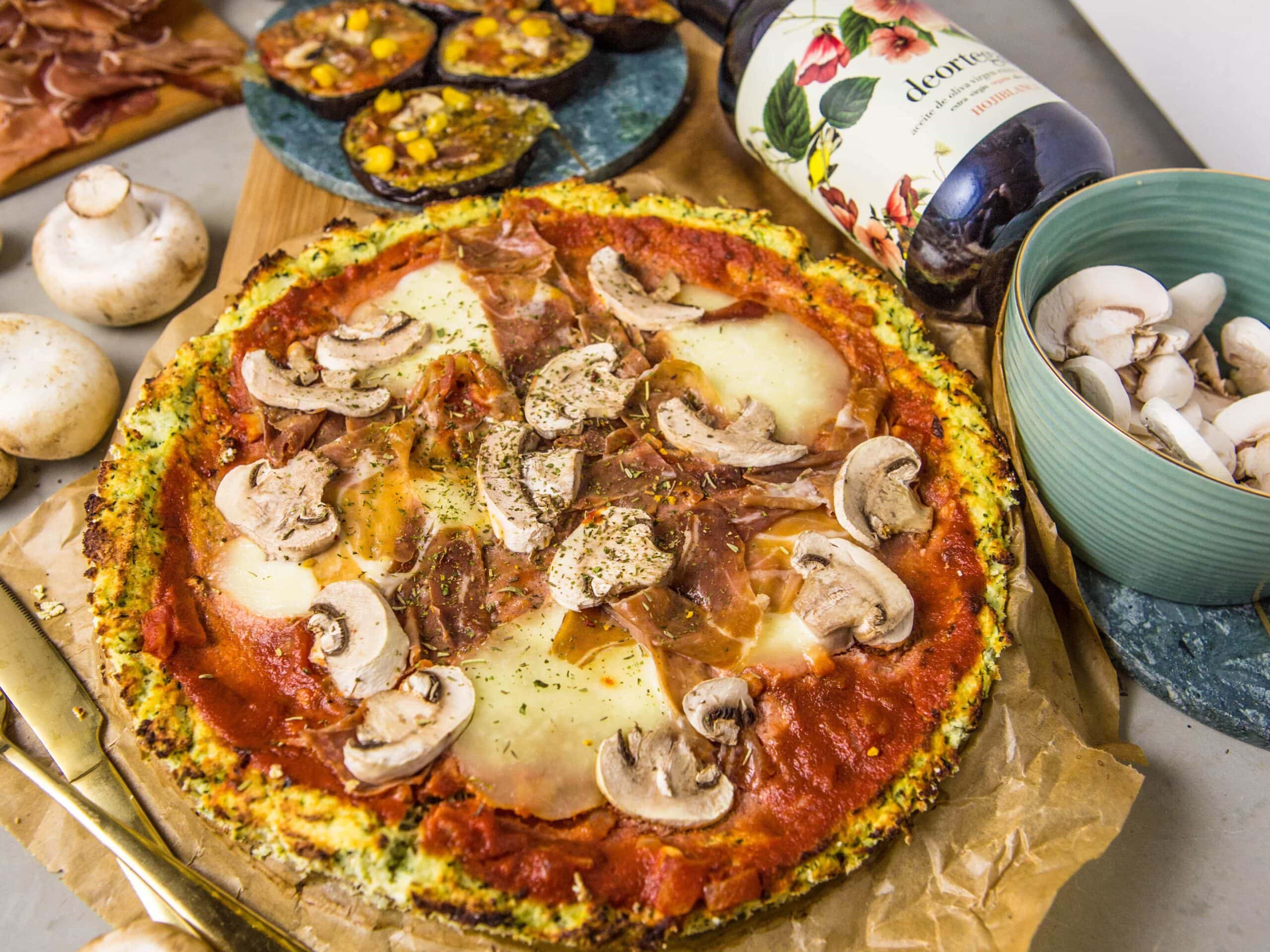pizza paleo pizza efekt karfiol cuketa brokolica zelenina powerlogy dusan plichta