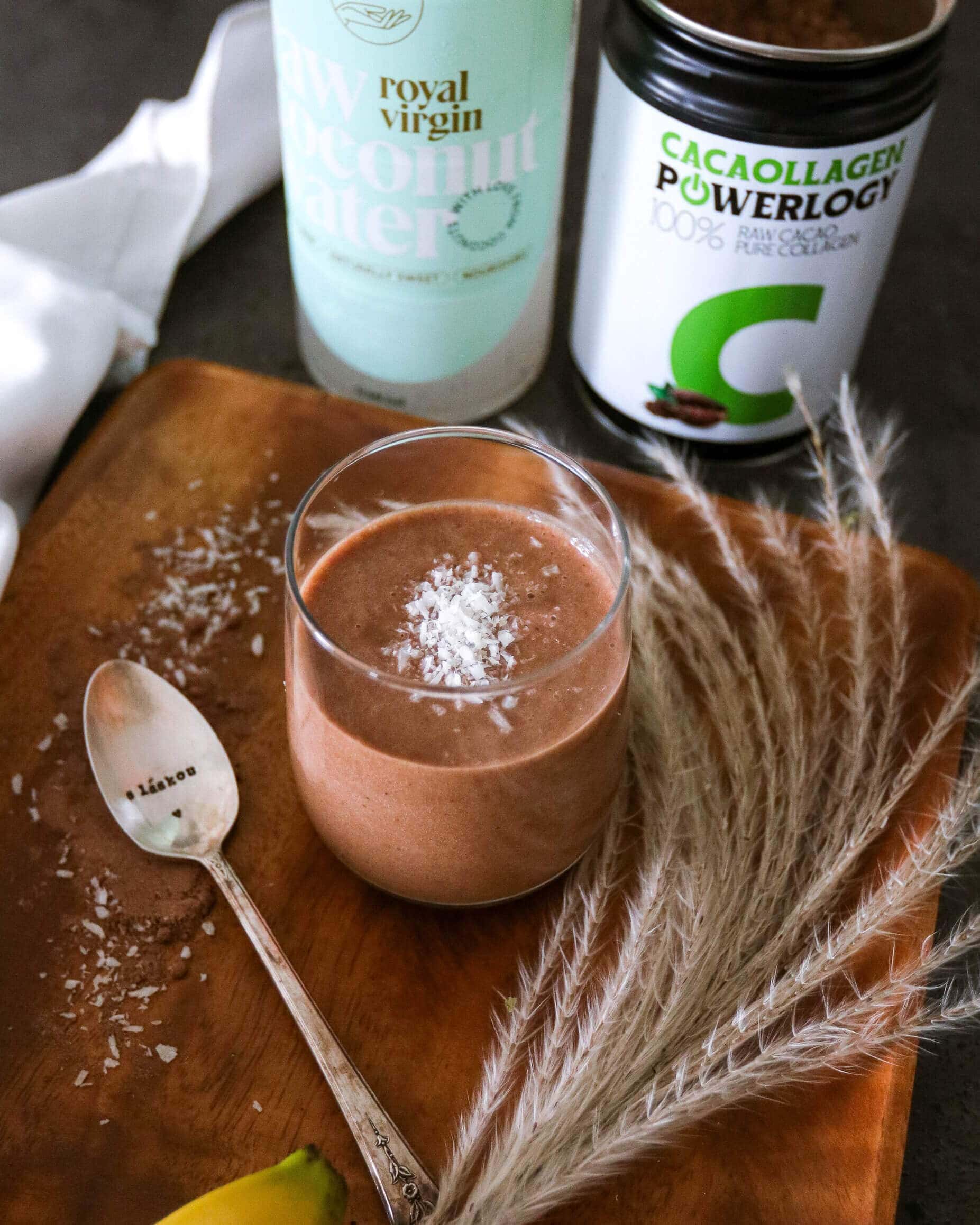 Banánovo-kokosové collagen smoothie