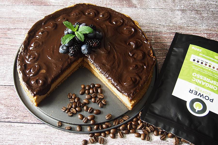 Espresso cheesecake