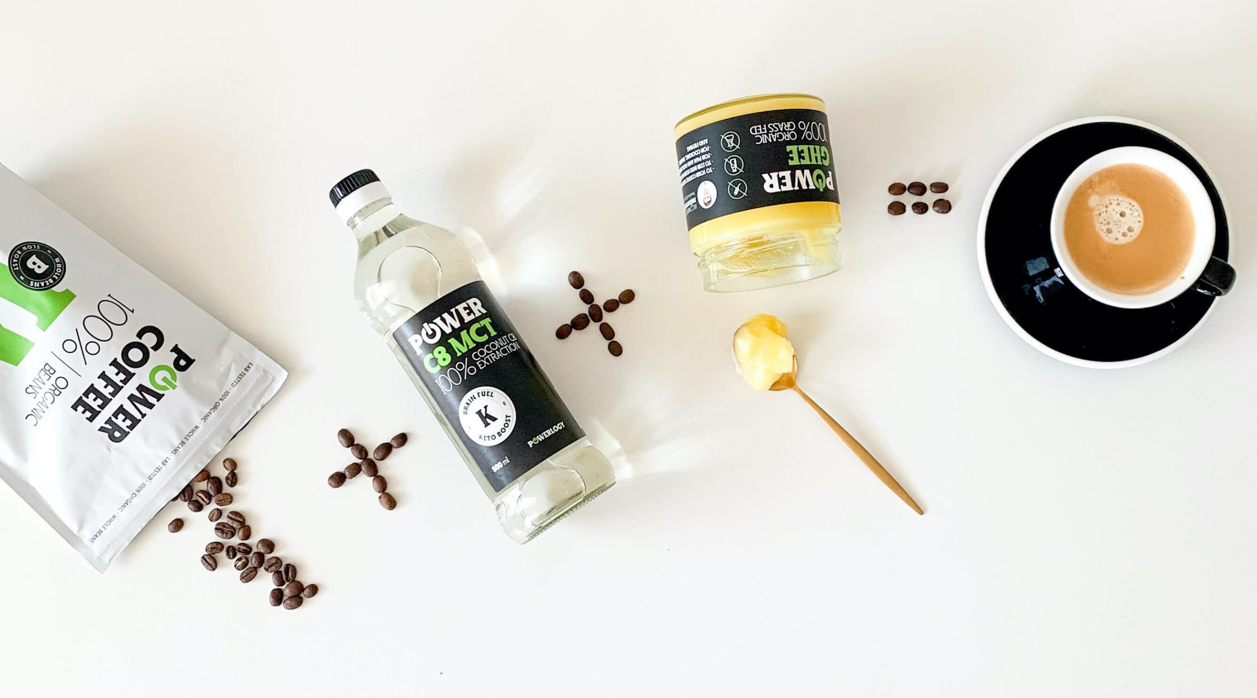 Power Coffee with MCT oil and ghee butter