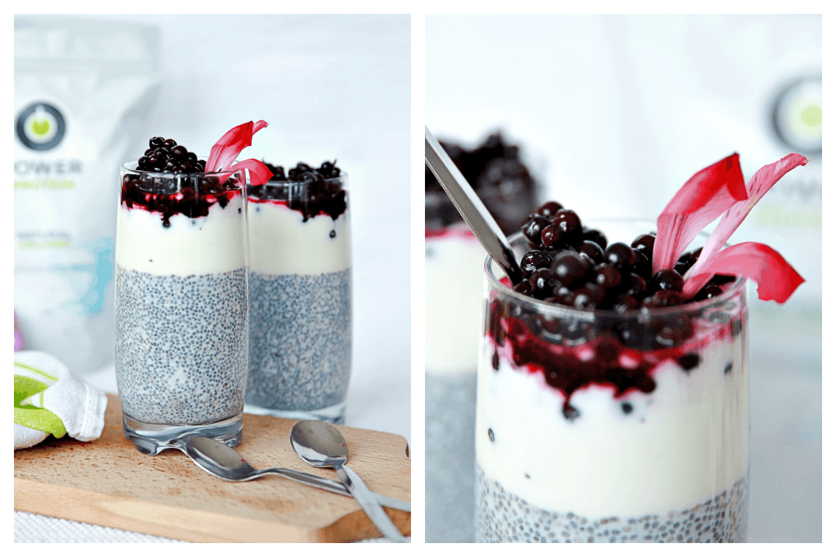 Collagen chia pudding