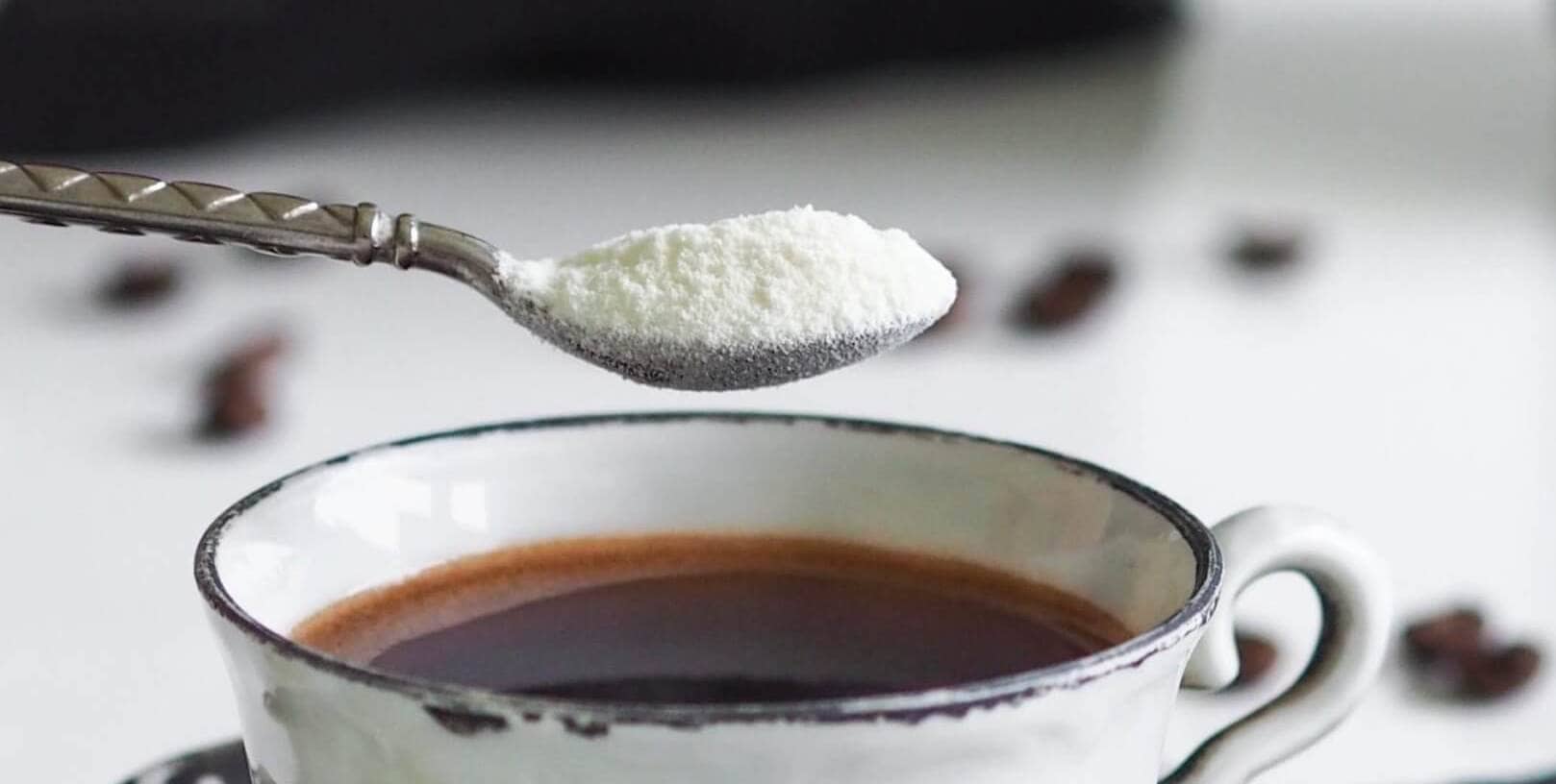 Coffee with collagen