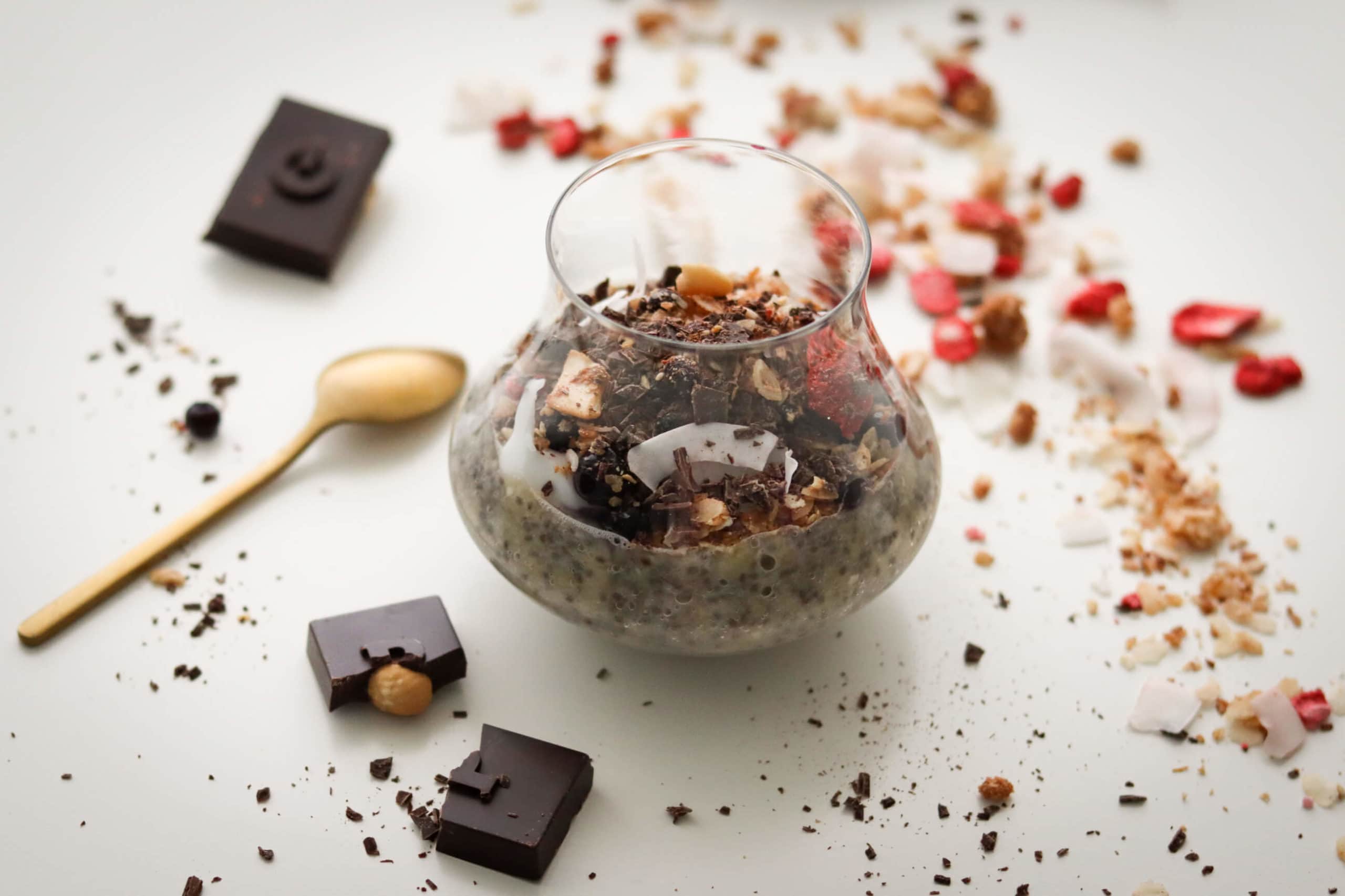 Chia Pudding mit Banane