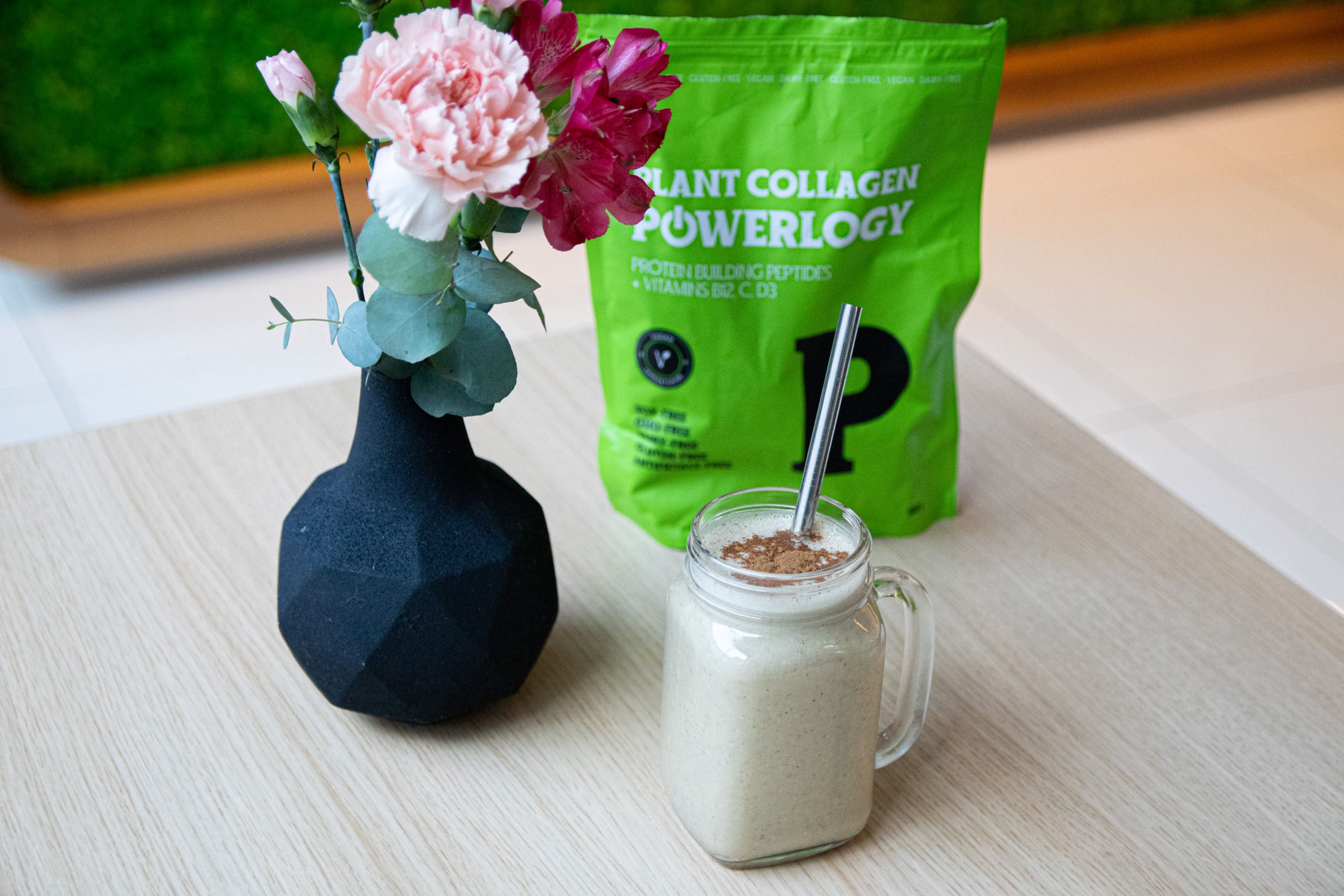 Vanille-Bananen-Smoothie mit Grass-fed Kollagen