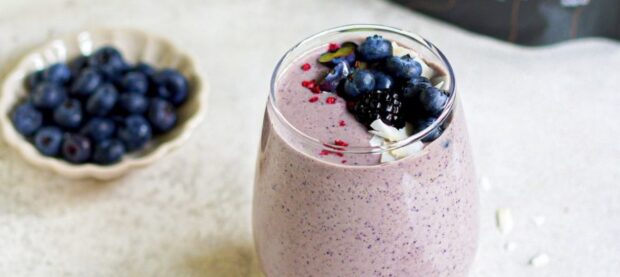 Fit čučoriedkové smoothie