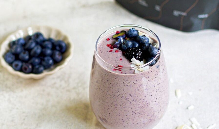 Fit čučoriedkové smoothie