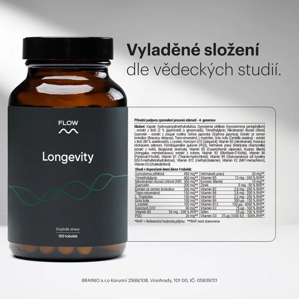 Flow Longevity 120 capsules