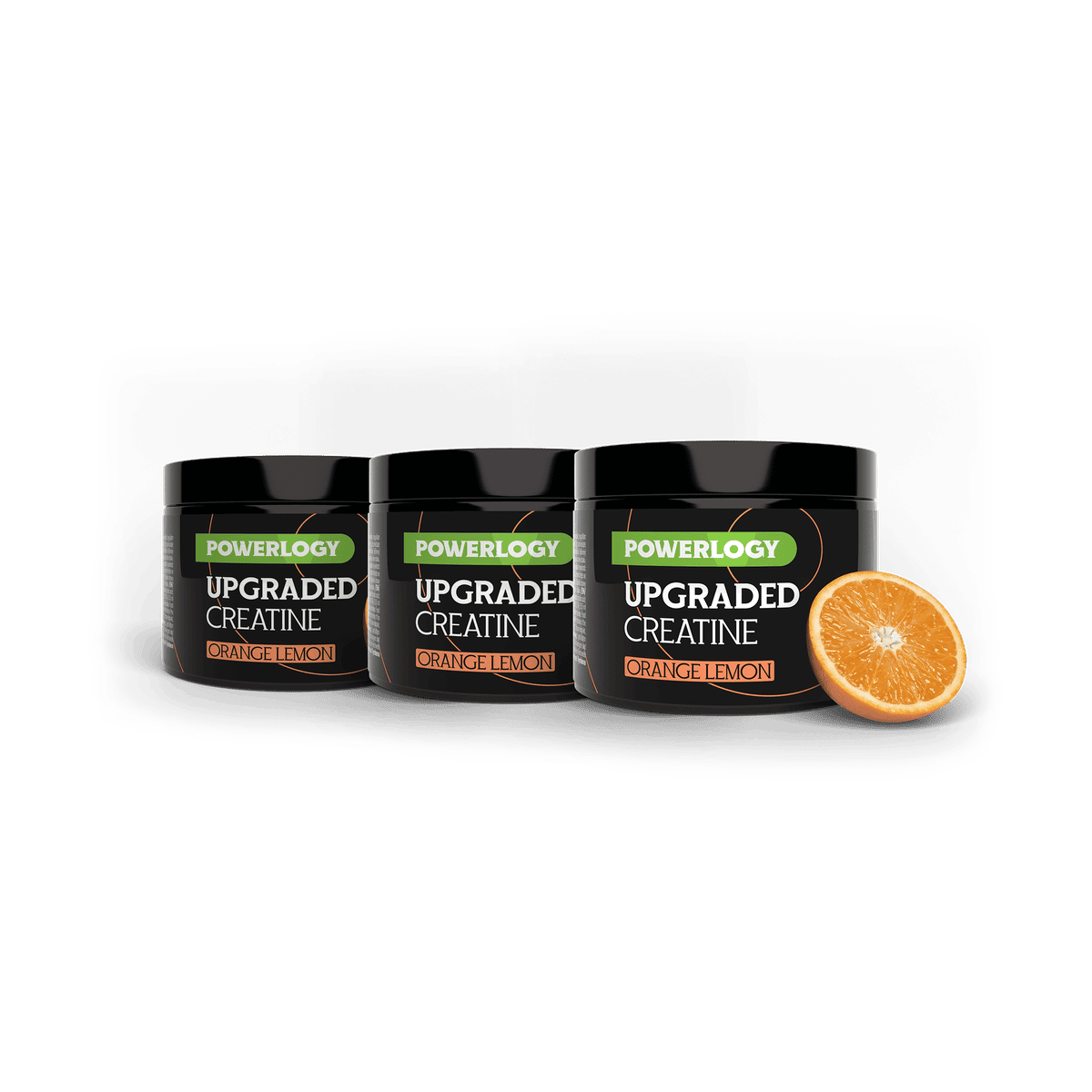 Powerlogy Upgraded Creatine Orange Lemon 3 x 205 g
