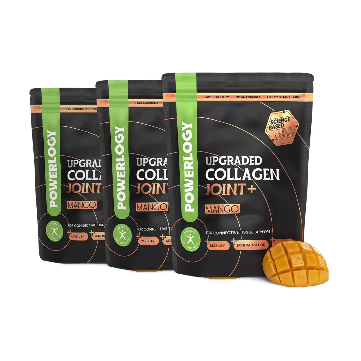 Powerlogy Upgraded Collagen Joint+ 3 x 300 g