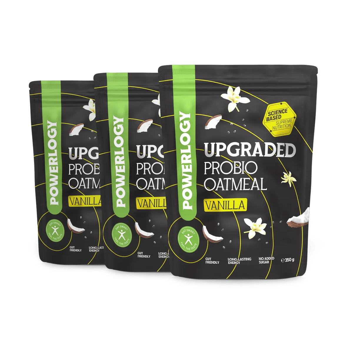 Powerlogy Upgraded Probio Oatmeal Vanilla 3 x 350 g