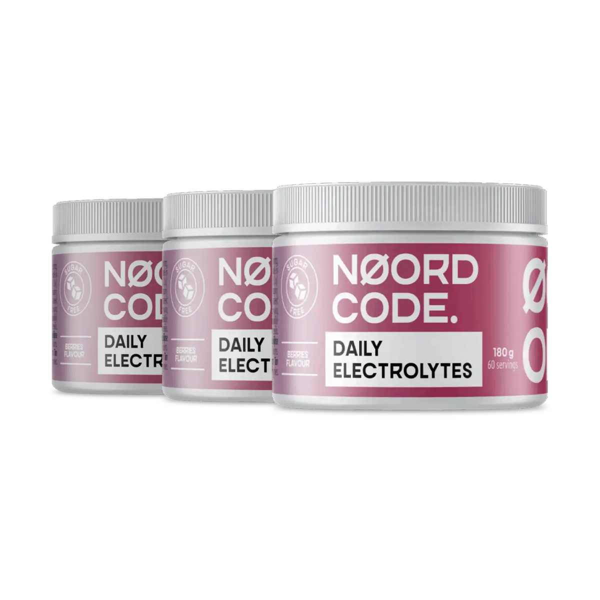 NoordCode Daily Electrolytes Berries 3 x 180 g