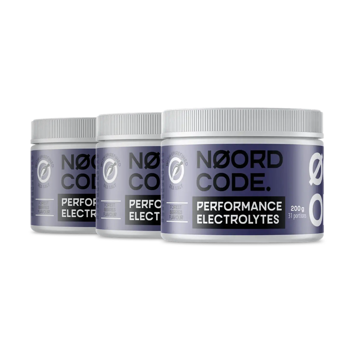 NoordCode Performance Electrolytes Forest Berries 3 x 200 g