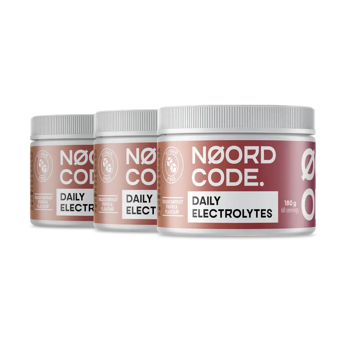 NoordCode Daily Electrolytes Passionfruit Papaya 3 x 180 g