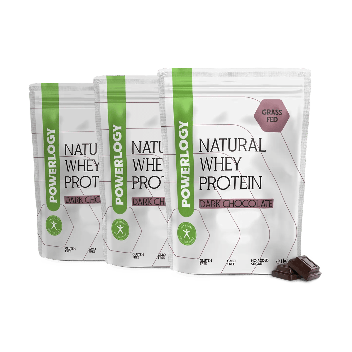 Powerlogy Whey Protein Dark Chocolate 3 x 1 kg